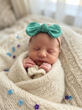 Baby Girl 3-Pack Nylon Handmade Knotted Headband